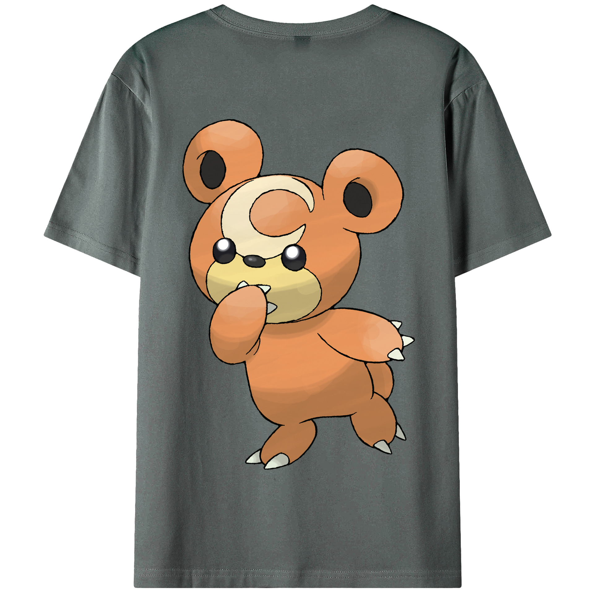 （画像用） ポケットモンスター Pokémon 綿100％半袖Tシャツ（背面プリント）